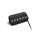 PHB-90-NBK Boston Power Rock humbucker pickup, Alnico 5 bar, 4 conductors, waxed formvar wire, 9.6K neck, black