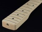 PJMOFAT Allparts  neck for Jazz Bass® or Precision Bass®, maple fretboard, 7,25" radius, 21 frets, sanded/unfinished