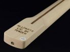 PJMOFAT Allparts  neck for Jazz Bass® or Precision Bass®, maple fretboard, 7,25" radius, 21 frets, sanded/unfinished