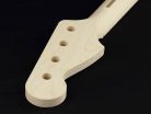 PJMOFAT Allparts  neck for Jazz Bass® or Precision Bass®, maple fretboard, 7,25" radius, 21 frets, sanded/unfinished