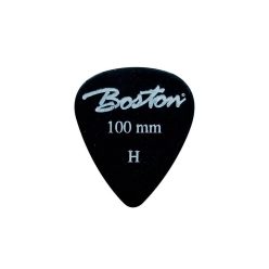   PK-32-H Boston  picks, celluloid, black, standard teardrop model, 24-pack, heavy, 1.00 mm.