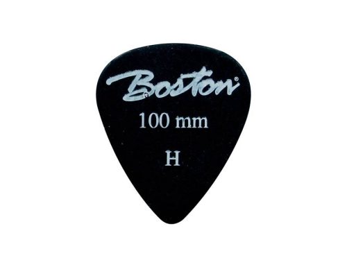 PK-32-H Boston  picks, celluloid, black, standard teardrop model, 24-pack, heavy, 1.00 mm.