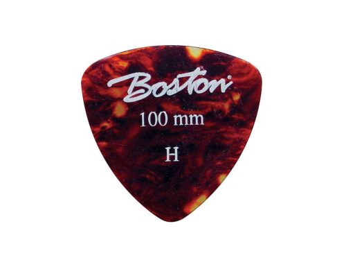 PK-40-H Boston  picks, celluloid, tortoise, standard triangle model, 24-pack. heavy, 1.00 mm.