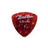 PK-40-T Boston  picks, celluloid, tortoise, standard triangle model, 24-pack, thin, 0.50 mm.