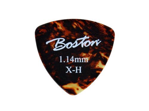 PK-40-XH Boston  picks, celluloid, tortoise, standard triangle model, 24-pack, extra heavy, 1.14 mm.