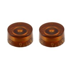 PK0130022 Allparts  speed knobs, vintage style, amber, 2pcs