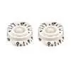 PK0130025 Allparts  speed knobs, white, 2pcs