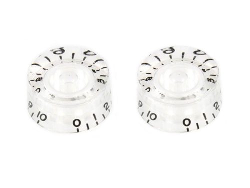 PK0130031 Allparts  speed knobs, clear, 2pcs