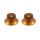 PK0140022 Allparts  bell knobs, vintage style, amber, 2pcs