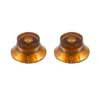 PK0140022 Allparts  bell knobs, vintage style, amber, 2pcs