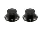 PK0140023 Allparts  bell knobs, black, 2pcs