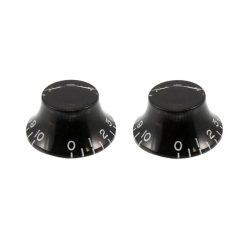 PK0140023 Allparts  bell knobs, black, 2pcs