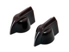 PK0173036 Allparts  pointer knobs, brown, 2pcs