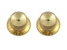 PK0182032 Allparts  reflector knobs, tone, gold, 2pcs