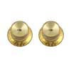 PK0182032 Allparts  reflector knobs, tone, gold, 2pcs