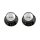 PK0184023 Allparts  reflector knobs, volume, black, 2pcs