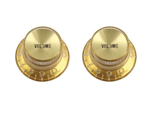 PK0184032 Allparts  reflector knobs, volume, gold, 2pcs