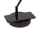 PLM-1000-BK Boston  piano LED lamp T--shape with wireless charger in lamp base, black aluminium housing, incl. PSU