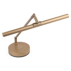   PLM-1000-MS Boston  piano LED lamp T-shape with wireless charger in lamp base, brass aluminium housing, incl. PSU