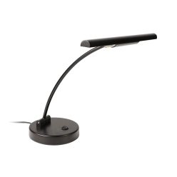   PLM-600-BK Boston  piano lamp, 2x G4 3W silicone led bulbs, with USB power supply, satin black