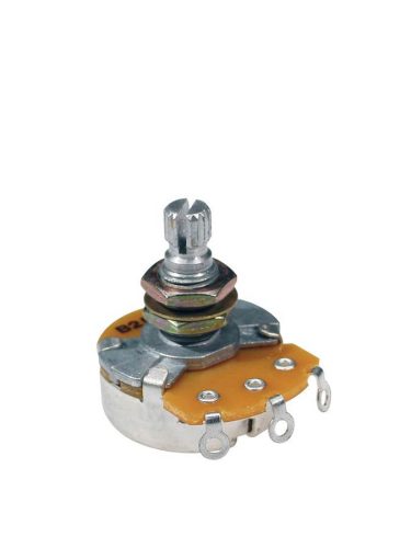 PM-1250-B Ultra  250K linear (tone) potentiometers, 6 pcs, 10mm. bushing, M8x0,75 thread, made in Korea