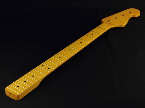 PMF Allparts  neck for Precision Bass®, maple fretboard, 10" radius, 20 frets, vintage tinted finish