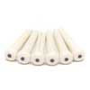 PP-1122-00 Graph Tech TUSQ Traditional style bridge pins, set of 6, white with 2mm black inlay