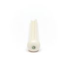 PP-1182-00 Graph Tech TUSQ Traditional style bridge pins, set of 6, white with 2mm paua shell inlay