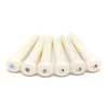 PP-1182-00 Graph Tech TUSQ Traditional style bridge pins, set of 6, white with 2mm paua shell inlay