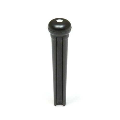 PP-2122-00 Graph Tech TUSQ Traditional style bridge pins, set of 6, black with 2mm white inlay