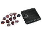 PP-412 Boston  pick pouch, black, PVC, with 12 celluloid picks