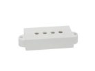 PPC-15-WH Boston  pickup cover, Puncher Bass model split coil, 2 pcs, white