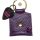 PPC-21/PUR PickPouch Company  genuine Italian leather pick pouch, square shape, purple