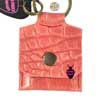 PPC-23/VPK PickPouch Company  genuine Italian leather pick pouch, square shape, croco vintage pink