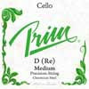 PR-3012 Prim  cello string D-2 4/4, medium, chromium steel