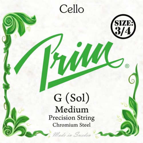 PR-3953 Prim  cello string G-3 3/4, chromium steel