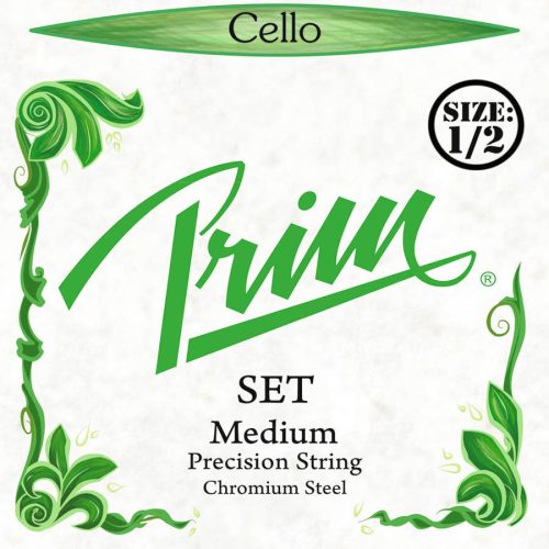 PR-3960 Prim  cello string set 1/2, chromium steel