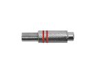 PRCA-20-RD Boston  RCA plug, female, metal nickel, spring 6,2 mm, 2 pcs red ring