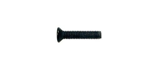 PS-01-BK Boston  pickup bolt, 2,6x12mm, 12pcs, flat countersunk, black