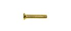 PS-02-GD Boston  pickup bolt, 2,6x14mm, 12pcs, flat countersunk, gold