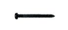 PS-10-B Boston  pickup screw, 2,6x25mm, 12pcs, dome head, tapping, black