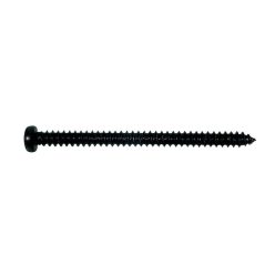   PS-12-B Boston  pickup screw, 2,6x35mm, 12pcs, dome head, tapping, black