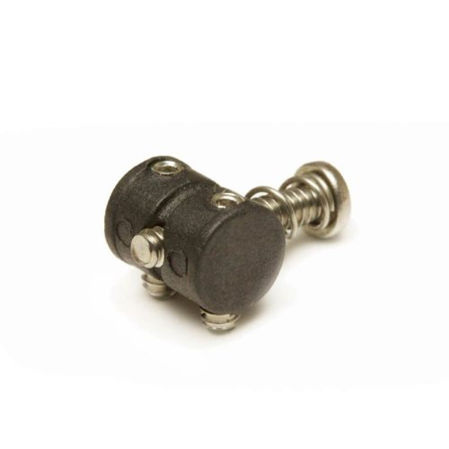 PS-8108-00 Graph Tech String Saver bridge saddle for Jaguar-Jazzmaster-Mustang barrel style, with spring and screw, 6-pack