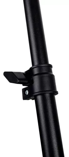 Platinum PSG1BK Universal-Gitarrenständer – Stativ mit Hängesystem, Metall, Schwarz