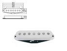 PU-19-WH Boston  pickup single coil Stallion 7-string, vintage alnico, white