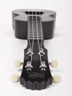 PUC-20-BK Korala  concert ukulele polycarbonate, back with acoustic chambers, black