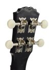 PUC-20-BK Korala  concert ukulele polycarbonate, back with acoustic chambers, black