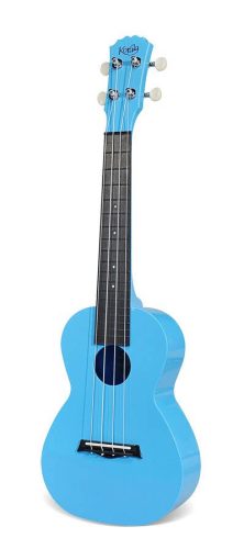 PUC-20-LBU Korala  concert ukulele polycarbonate, back with acoustic chambers, light blue