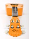 PUC-20-OR Korala  concert ukulele polycarbonate, back with acoustic chambers, orange