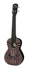 PUC-30-005 Korala Poly Ukes concert ukulele polycarbonate, back with acoustic chambers, gold aztec